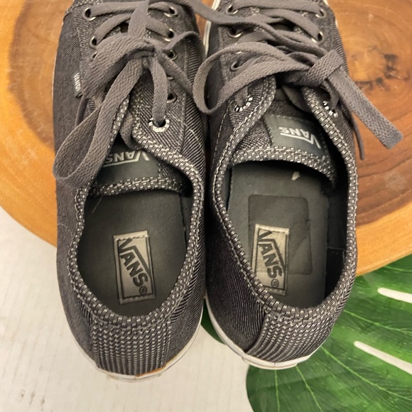 vans Charcoal Grey laced Sneakers - Picture 8 of 9